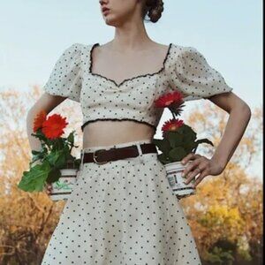 NWOT FOR LOVE & LEMONS Eden Crop Top XS $135